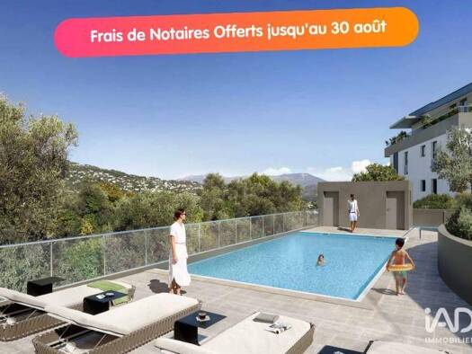 Appartement à vendre - neuf 275 000 € 2 pièces 1 chambre 35 m² 1er étage Gairaut Nice 06000