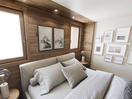 Appartement à vendre - Neuf 1 550 000 € 4 pièces 3 chambres 132,3 m² Dernier étage, Étage 2/2 Demi-Quartier 74120