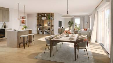 Appartement à vendre - Neuf 689 000 € 4 pièces 136 m² Dernier étage, Étage 4/4 dès le 30/06/2027 La Garenne-Centre Ville Est Landerneau 29800
