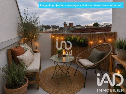 Duplex à vendre 179 000 € 3 pièces 2 chambres 71,75 m² Rive de Seine Sud Est Melun 77000