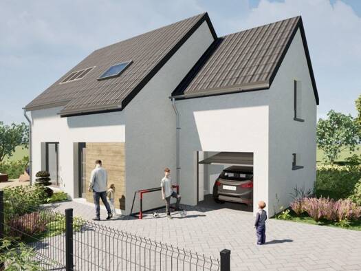 Terrain avec maison neuve à vendre 386 220 € 6 pièces 4 chambres 90 m² 451 m² de terrain Marlenheim 67520