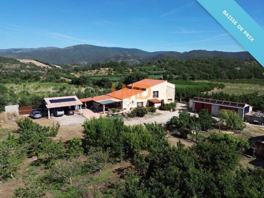 Maison à vendre 495 000 € 5 pièces 4 chambres 288 m² 2 000 m² de terrain Vinça 66320