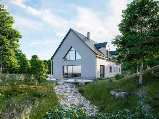 Terrain avec maison neuve à vendre 361 600 € 6 pièces 4 chambres 174 m² 758 m² de terrain Menneval 27300