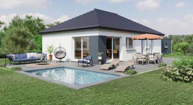Terrain avec maison neuve à vendre 375 874 € Bernwiller 68210