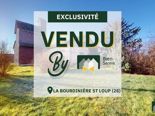 Entrepôt à vendre 89 500 € 277 m² d'espace de stockage La Bourdinière-Saint-Loup 28360