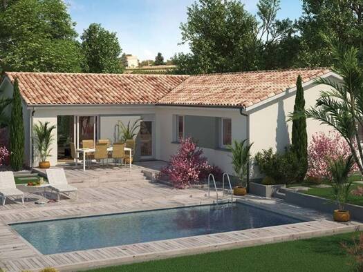 Terrain avec maison neuve à vendre 395 000 € 6 pièces 3 chambres 100 m² 690 m² de terrain Saint-Aubin-de-Médoc 33160