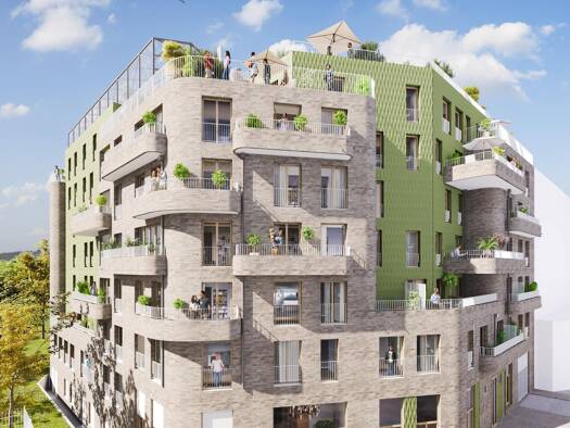 Appartement à vendre - neuf 349 758 € 3 pièces 65,57 m² 5ème étage Plateau-Grèves-Europe-Gare du Stade-Fossés Jean Colombes 92700