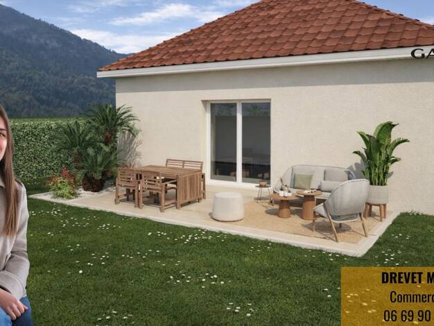 Terrain avec maison neuve à vendre 205 000 € 4 pièces 3 chambres 75 m² 442 m² de terrain Les Avenières Veyrins-Thuellin 38630