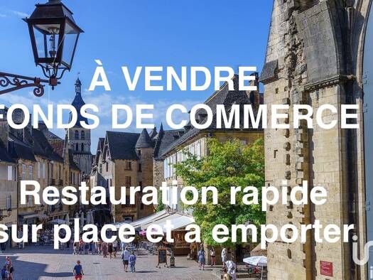 Local commercial à vendre 75 000 € 25 m² de surface de vente Secteur Sauvegarde Sarlat-la-Canéda 24200