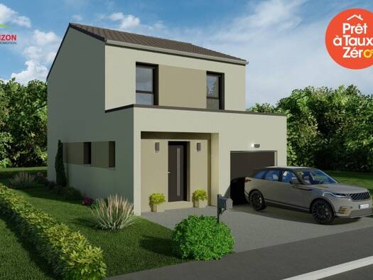 Terrain avec maison neuve à vendre 285 000 € 4 pièces 3 chambres 90 m² 447 m² de terrain Bréhain-la-Ville 54190