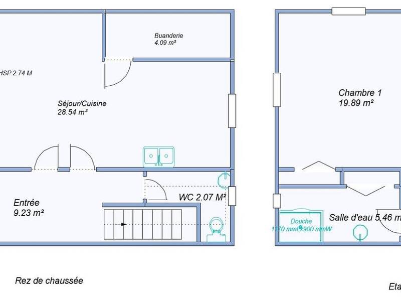Maison à louer, 86m², BRINDAS