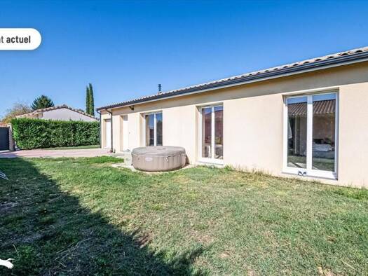 Maison de plain-pied à vendre 249 999 € 4 pièces 3 chambres 96 m² 440 m² de terrain Cadillac-sur-Garonne 33410