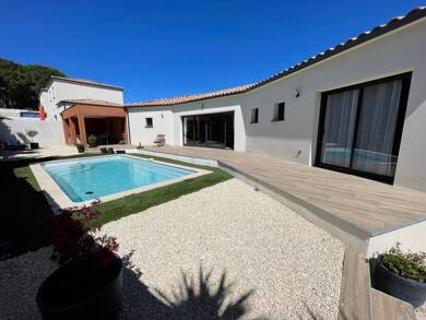 Villa à vendre 499 000 € 4 pièces 3 chambres 122 m² 576 m² de terrain Tourbes 34120