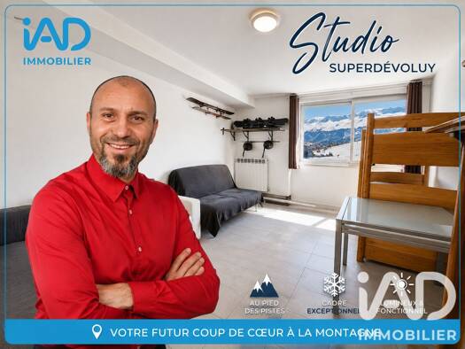 Appartement à vendre 65 000 € 1 pièce 26,46 m² Étage 1/14 Dévoluy 05250