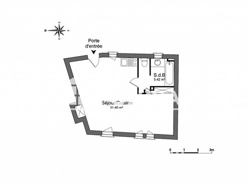 Maison à louer, 37m², LES ANGLES