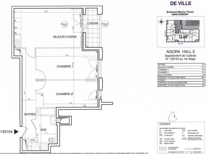 Maison à louer, 66m², BOBIGNY