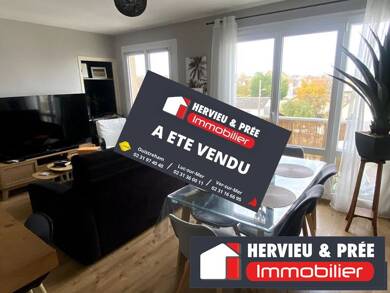 Appartement à vendre 149 900 € 2 pièces 1 chambre 47 m² Dernier étage, Étage 2/2 Ouistreham 14150