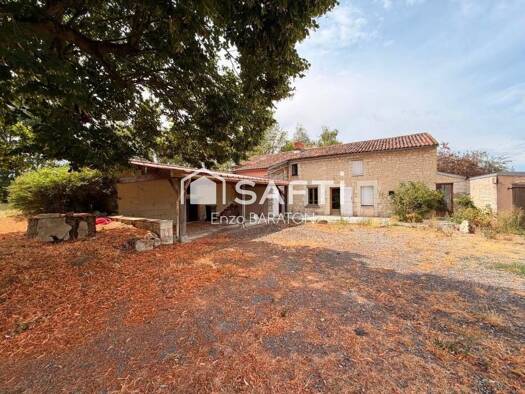 Maison à vendre 179 000 € 6 pièces 4 chambres 152 m² 2 314 m² de terrain Bournand 86120