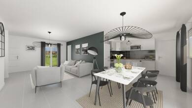 Terrain avec maison neuve à vendre 234 080 € Arçay 18340