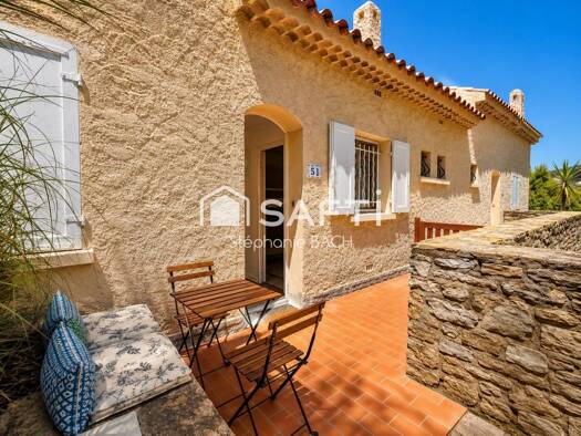 Duplex à vendre 259 000 € 3 pièces 2 chambres 42 m² RDC Plan de la Mer-Fregate-Rampale-Alon Saint-Cyr-sur-Mer 83270