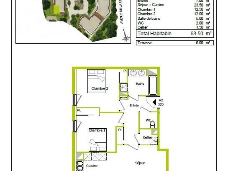 Maison à louer, 63m², LORMONT