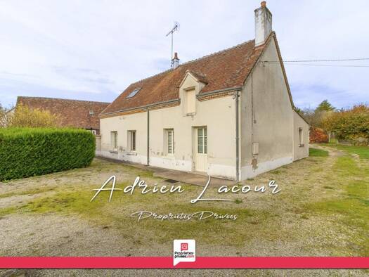 Maison à vendre 121 990 € 4 pièces 2 chambres 71 m² 2 400 m² de terrain Pruniers-en-Sologne 41200