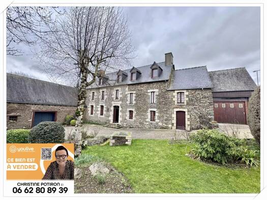 Maison à vendre 322 500 € 7 pièces 2 chambres 233 m² disponible dès maintenant Trévé 22600