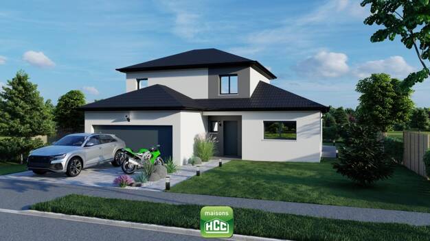 Terrain avec maison neuve à vendre 370 000 € La Maxe 57140