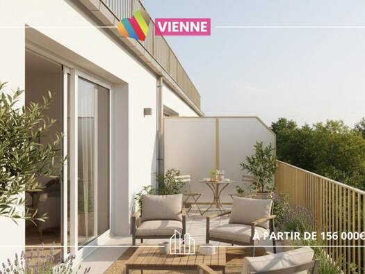 Appartement à vendre - neuf 162 000 € 1 pièce 32 m² Jean-Moulin Vienne 38200