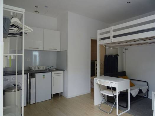 Appartement à louer 490 € 1 pièce 16 m² RDC Cernay Jamin-Jean Jaurès-Epinettes Reims 51100