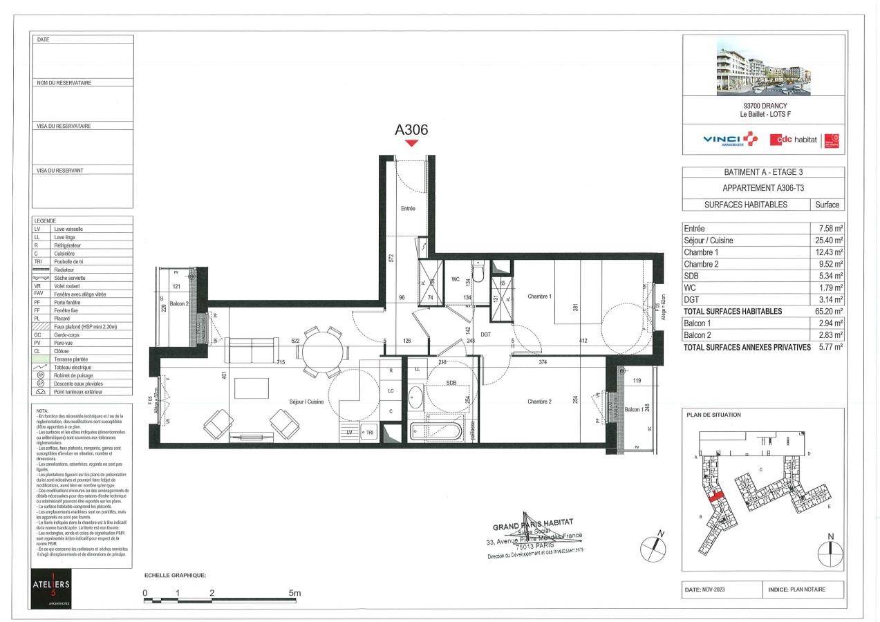 Maison à louer, 65m², DRANCY
