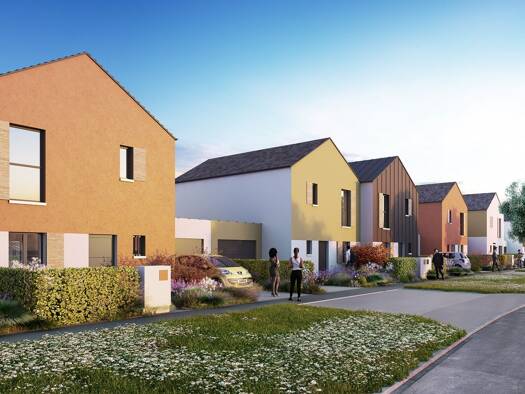 Maison à vendre - neuf 252 000 € 4 pièces 3 chambres 90 m² 220 m² de terrain Nord Ouest Luisant 28600