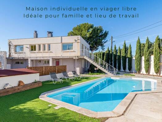 Maison en viager libre Bouquet 700 000 € 9 pièces 5 chambres 290 m² 1 015 m² de terrain Les Trois Lucs Marseille 12ème arrondissement 13012