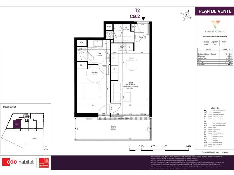 Maison à louer, 42m², FLEURY LES AUBRAIS