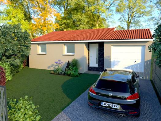 Terrain avec maison neuve à vendre 228 500 € 3 pièces 2 chambres 70 m² 366 m² de terrain Pérignat-sur-Allier 63800