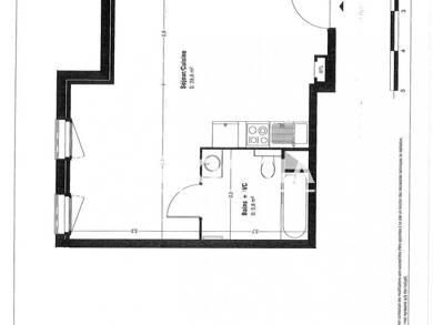 Appartement à louer 440 € 1 pièce 34,7 m² 1er étage disponible à partir du 10/07/2025 Nord Est Lens 62300