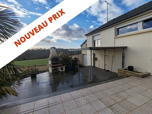 Maison à vendre 147 900 € 5 pièces 4 chambres 117 m² 467 m² de terrain Fougerolles-du-Plessis 53190