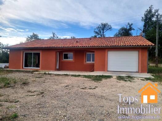 Maison de plain-pied à vendre 320 000 € 4 pièces 3 chambres 125 m² 1 002 m² de terrain La Rouquette 12200