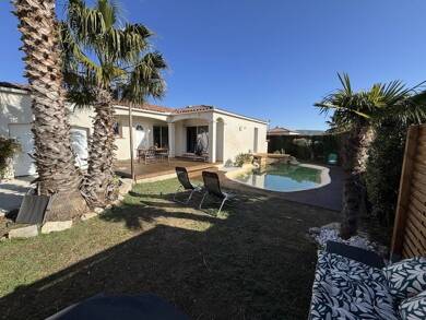 Maison de plain-pied à vendre 475 000 € 5 pièces 115 m² 600 m² de terrain Villeveyrac 34560
