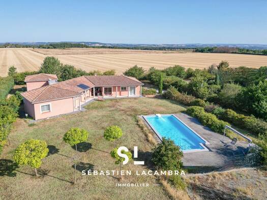 Maison de plain-pied à vendre 465 000 € 7 pièces 4 chambres 167 m² 3 008 m² de terrain Lugan 81500
