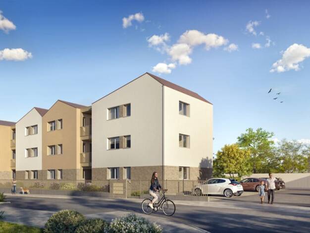 Appartement en viager - neuf 266 000 € 3 pièces 2 chambres 64,5 m² dès le 30/09/2027 Saurupt-Clémenceau Nancy 54000