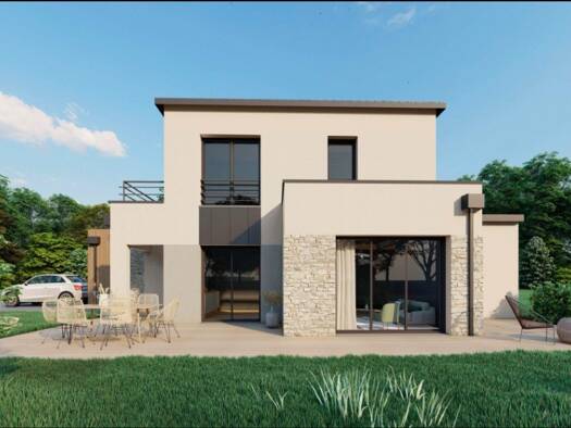 Terrain avec maison neuve à vendre 809 500 € 5 pièces 4 chambres 141 m² 457 m² de terrain Gare-La Saudrais-La Vicomte Dinard 35800