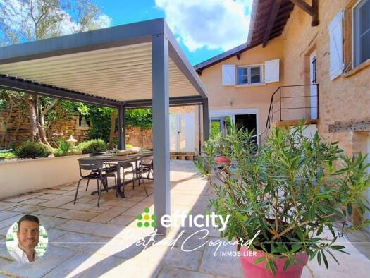 Maison à vendre 680 000 € 8 pièces 6 chambres 276 m² 1 417 m² de terrain Porte des Pierres Dorées 69400