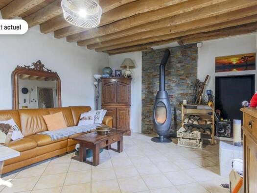 Maison à vendre 262 400 € 3 pièces 2 chambres 75 m² 150 m² de terrain Oinville-sur-Montcient 78250