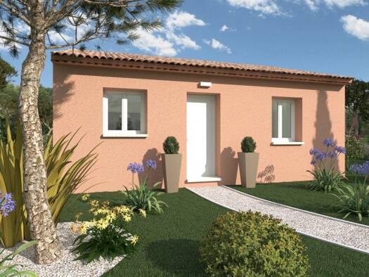 Terrain avec maison neuve à vendre 269 000 € 2 pièces 2 chambres 50 m² 320 m² de terrain Le Castelier-Les Hirondelles-La Grange Istres 13800