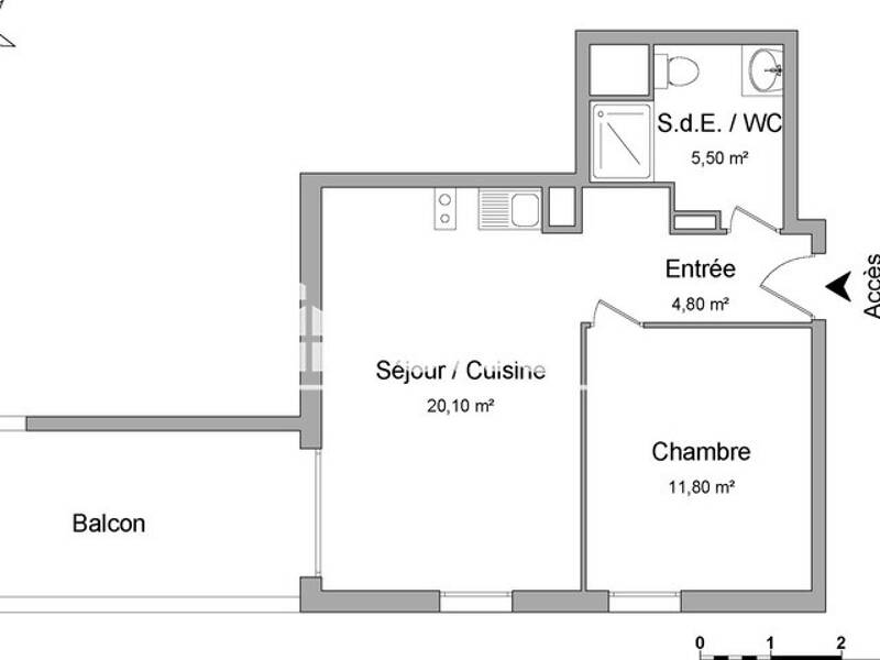 Maison à louer, 42m², LORMONT