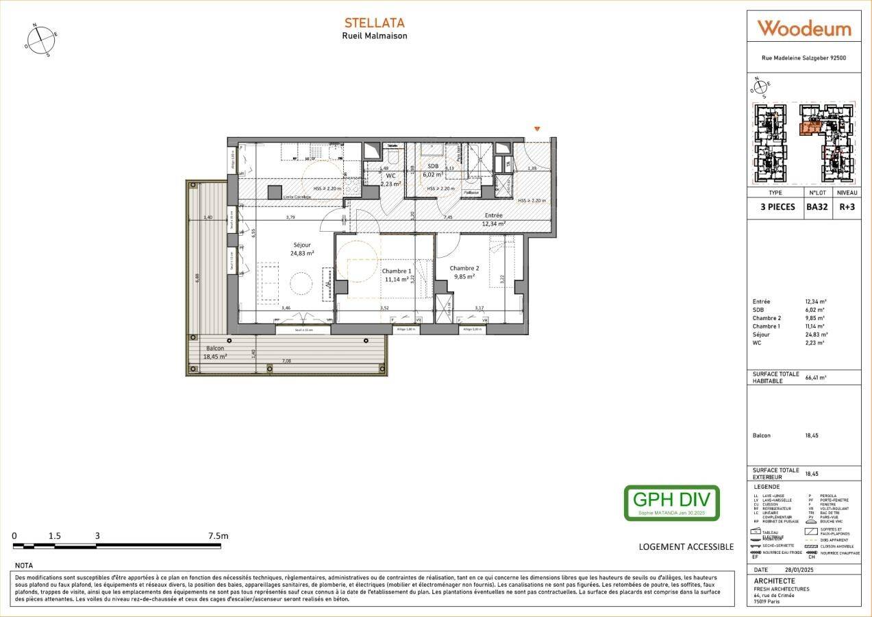 Maison à louer, 66m², RUEIL MALMAISON