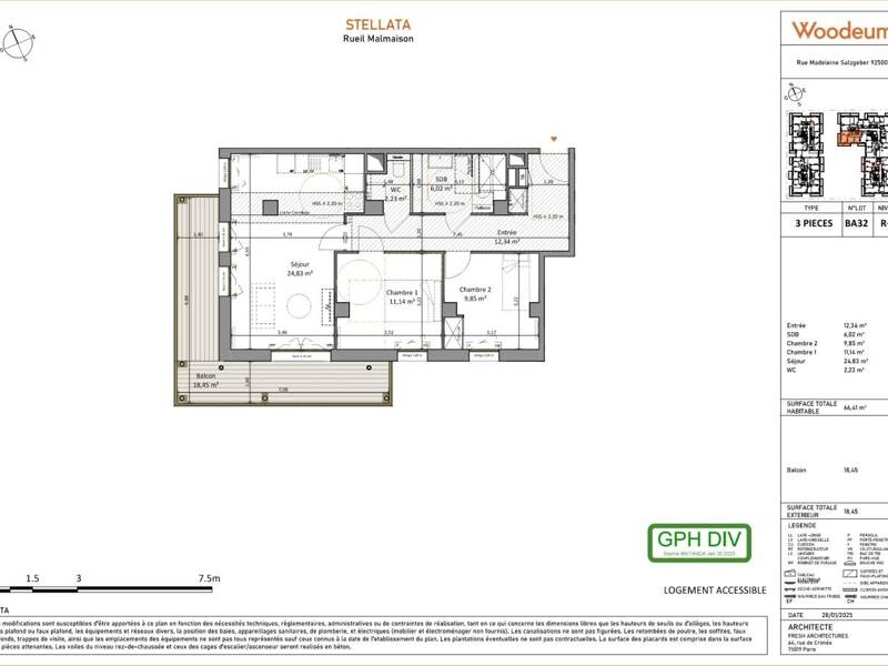 Maison à louer, 66m², RUEIL MALMAISON