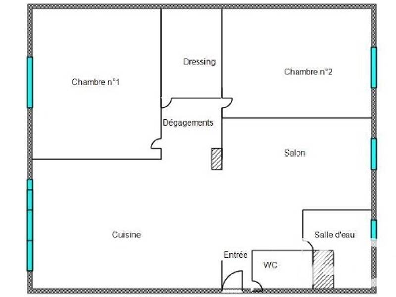 Maison à louer, 55m², SAINT ETIENNE