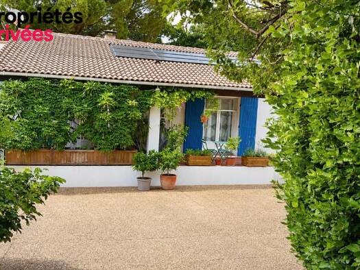 Maison de plain-pied à vendre 320 000 € 6 pièces 4 chambres 113,16 m² 1 343 m² de terrain La Calmette 30190
